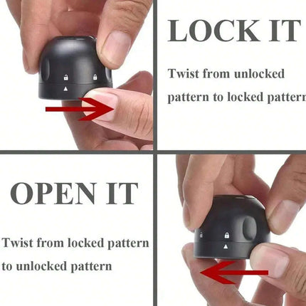 Black Wine Bottle Stopper