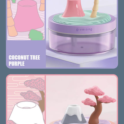 Landscape Air Humidifier Small Spray Hydration Household Silent Bedroom Desktop Car USB Aromatherapy Humidifiers Diffuser