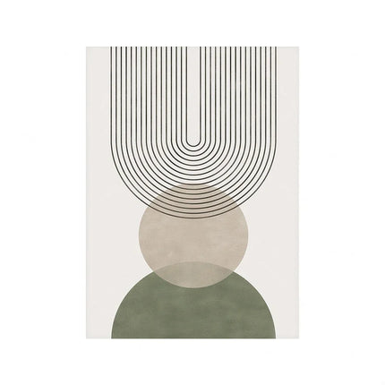 Nordic Sage Green Botanical Canvas Prints