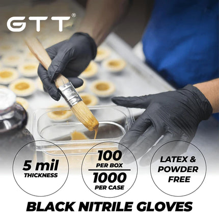 100pcs Disposable Nitrile Gloves Suitable For Home Use Latex Free Suitable For Lab Tattoo Kitchen And Food Contact Thick Durable