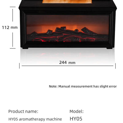 7 colors of essential oil fireplace diffuser mini flame aromatherapy fireplace humidifier aromatherapy oil diffuser