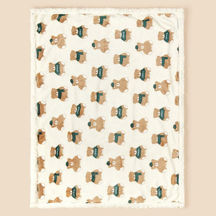 Winter Baby Blanket Swaddle Wrap Flannel Lamb Fleece Warm Quilt for Newborn Bedding Soft Baby Stroller Blanket for Newborn Hot