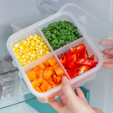 4/6 Grid Refrigerator Storage Box