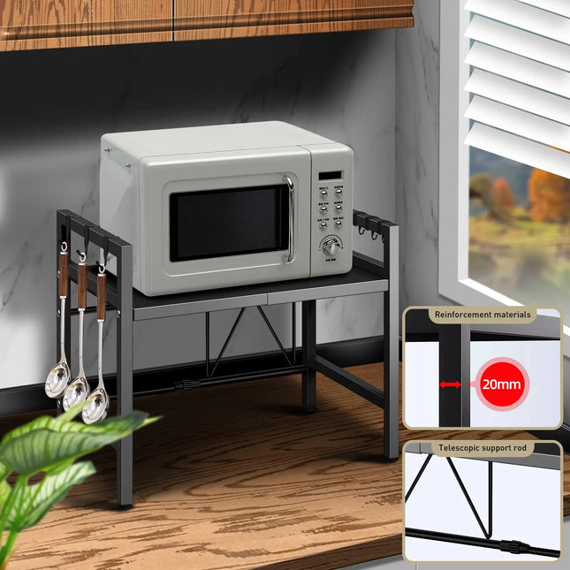 Expandable Microwave Shelf