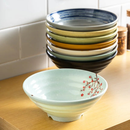 Melamine Japanese Style Noodle Soup Bowl