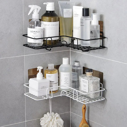 Iron Triangle Rack For Kitchen Bathroom Storage Rack Thickened Love Corner Rack Storage Rack Durable