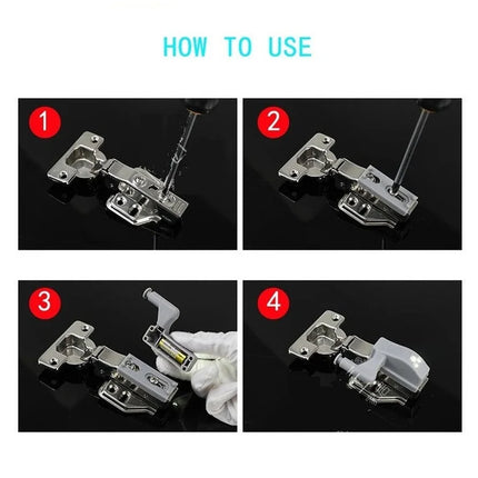 LED Inner Hinge Lamp Under Cabinet Lights Universal Wardrobe Cupboard Sensor Lights for Bedroom Kitchen Closet Night Lamp