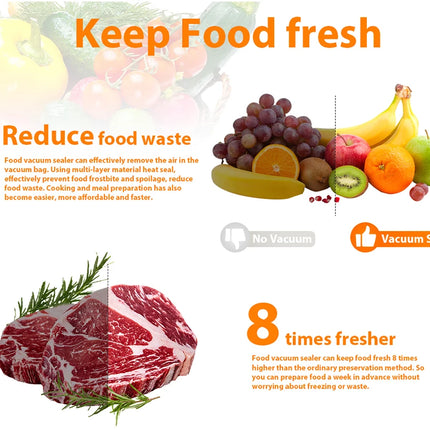 Vacuum Sealer Packaging Machine Food Vacuum Sealer With Free 10pcs Vacuum bags Household Vacuum Food Sealing