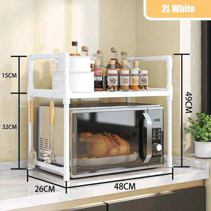 Modern Kitchen Microwave Rack