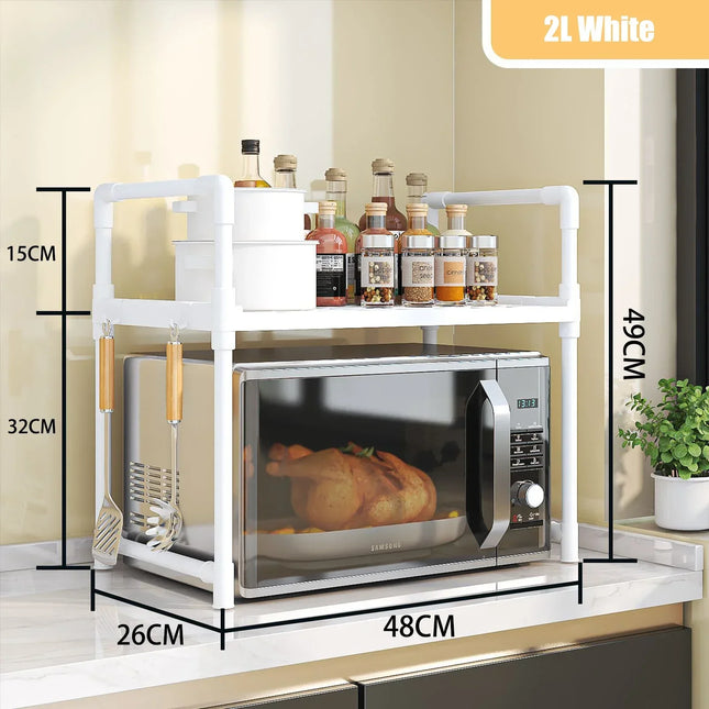 Modern Kitchen Microwave Rack