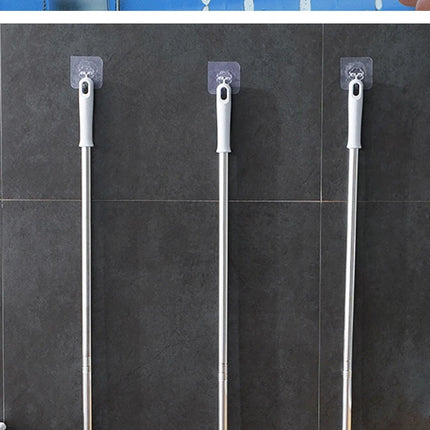 Floor Scrub Brush 2 In 1 Cleaning Brush Long Handle Removable Wiper Magic Broom Brush Squeegee Tile Kitchen Cleaning Tools