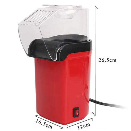 Popcorn Machine High Popping Rate Fully Automatic Popcorn Machine Electric Air Popper Mini Popcorn Machine for Home Kitchen