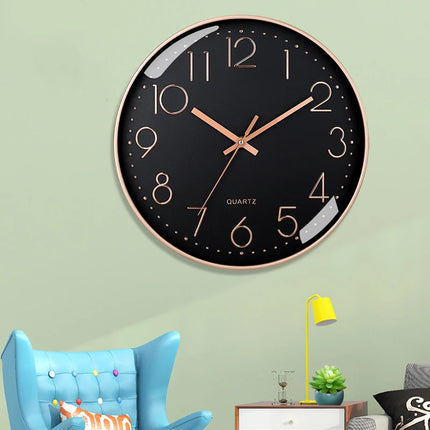 8 Inch Mute Digital Quartz Wall Clock