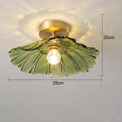 Vintage Glass Flower Pendant Lights