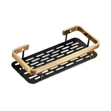 No Drill Wall-Mounted Bathroom Shelf Corner Rack