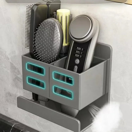 Hole-Free Multifunctional Wall-Mounted Storage Rack