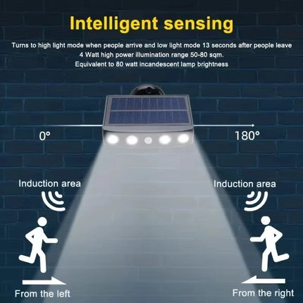 Powerful 4 LED Solar Security Lights