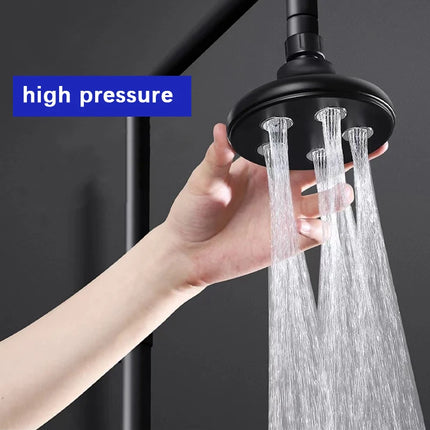 Supercharged Wall-Mounted Rotatable Shower Head