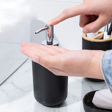 Bathroom Set Soap Dispenser Toothbrush Holder