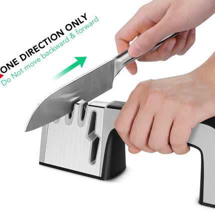 Knife Sharpener Professional Sharpening Stone Whetstone Grindstone 2/3/4 Stages Kitchen Knives Scissor Grinder Stone Householder