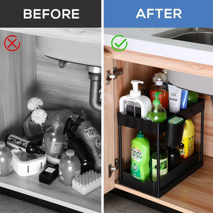 2-Tier Under Sink Shelf