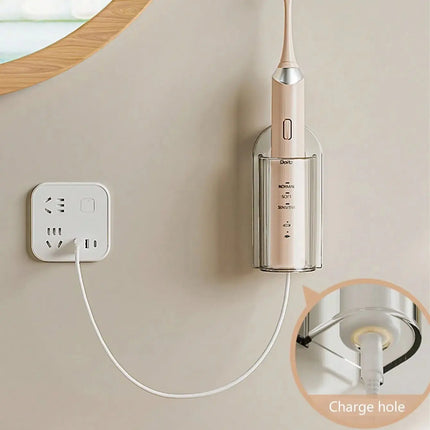 Electric Wall Mounted Toothbrush Holder Storage Base