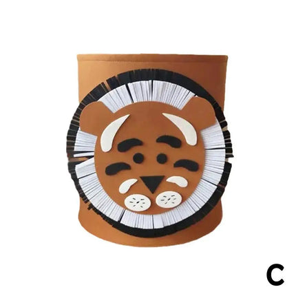 Cartoon Animal Felt Storage Basket
