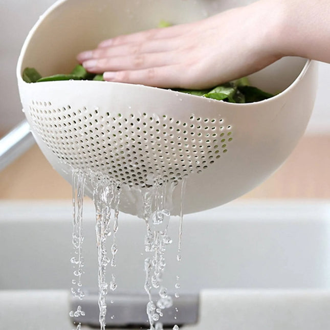 Colander Rice Bowl with Handle