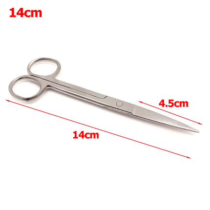Dental Surgical Scissors Curved Gold Plated Handle Ophthalmic Scissors Dentist Medical Dissecting Tools