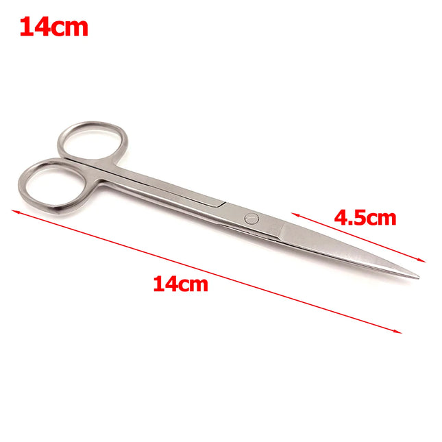Dental Surgical Scissors Curved Gold Plated Handle Ophthalmic Scissors Dentist Medical Dissecting Tools