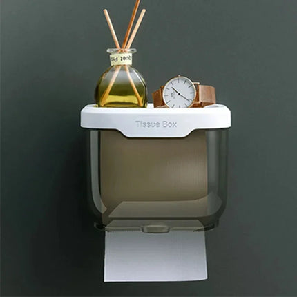 Wall-Mounted Waterproof Tissue Storage Box