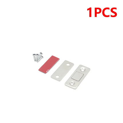 Magnetic Cabinet Catches Magnetic Door Stop Ultra Thin Drawer Magnet Catch Hidden Door Closer Adhesive Cabinet Latch for Kitchen