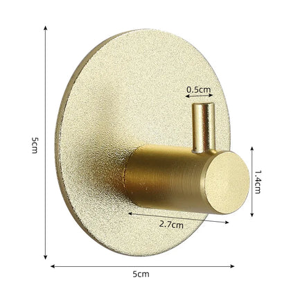Self-adhesive Bathroom Hook Key Bag Shower Door Robe Towel Adhesive Hanger Kitchen Accessories For Organizer Wall Stickers Hooks
