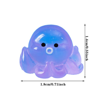 Micro Creative Cute Glow In The Dark Small Aquarium Fish Tank Diy Decoration Accessories Small Ornaments Knot Decorative Object