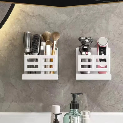 Hole-Free Multifunctional Wall-Mounted Storage Rack