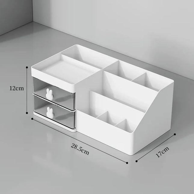 Desktop Transparent Cosmetics Storage Box