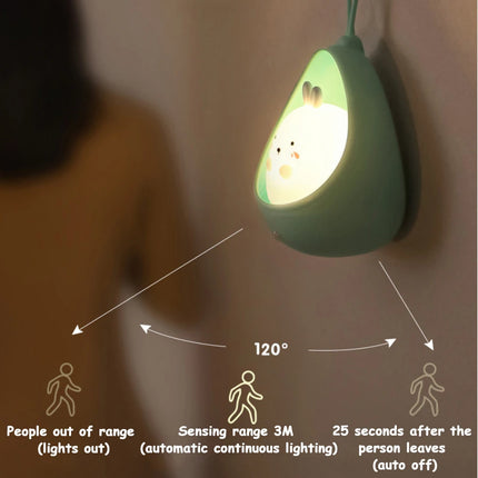 Cute Animal Sensor Night Light