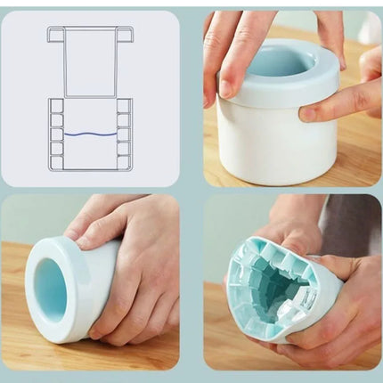 Silicone Ice Cube Mold Round Ice Bucket Summer Homemade DIY Refrigerator Freeze Ice Maker Creative Ice Cube Mold Barware Tools
