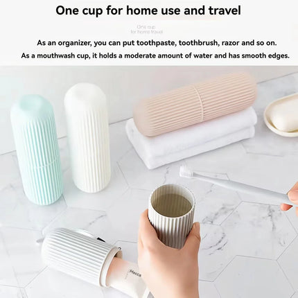 Portable Toothpaste Toothbrush Protect Holder Case Travel Camping Storage Box Protect Toothbrush Toothpaste from Dirt and Damage