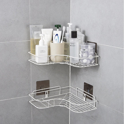 Iron Triangle Rack For Kitchen Bathroom Storage Rack Thickened Love Corner Rack Storage Rack Durable
