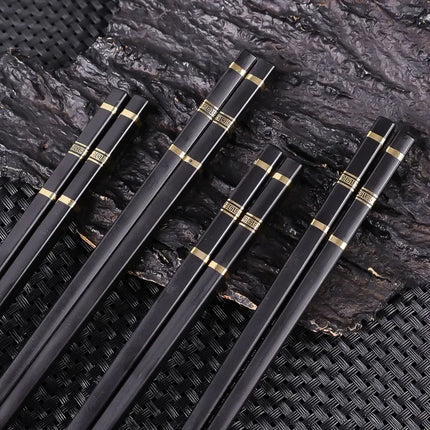 10/2PCS Reusable Sushi Chinese Chopsticks Korean Chopsticks Non-slip Chop Sticks Kitchen Dining Tableware Cutlery Set Accessorie
