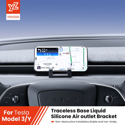 YZ For Tesla Model 3 Y Highland Juniper  Car Phone Holder Air Vent