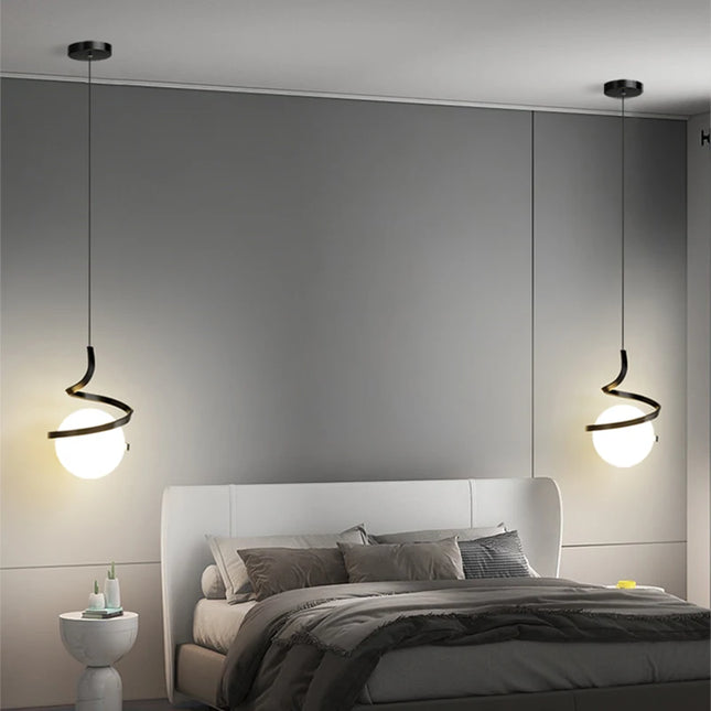 Nordic Glass LED Pendant Light
