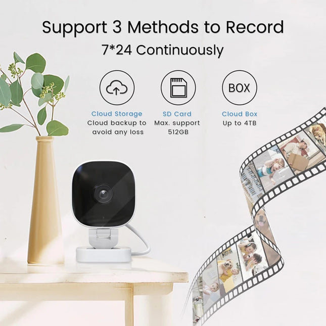 4K Mini Security Camera with Night Vision