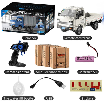 RC Car 2.4GHZ 1:16 Simulation Drift Climbing Truck LED Lights Remote Control Car Electric Toys For Kids Model Boy's Gifts