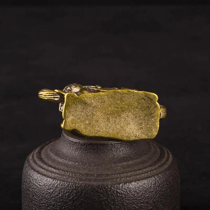 Brass Horse Step on Coins Lucky Statue