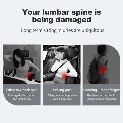Memory Foam Car Neck Cushion Car Lumbar Support For Car Supplies Universal Neck Pillow Waist Cushion Car Seat Car Accessories