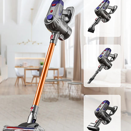 Wireless Handheld Vacuum Cleaner For Home Electric Broom 15kPa Powerful Suction Carpet Floor Bedding Cleaner Removable Battery