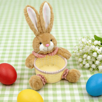Easter Basket Cute Bunny Shape Eggs Container Candy Storage Basket for Kids Party Home Holiday Family Gatherings Food Snacks