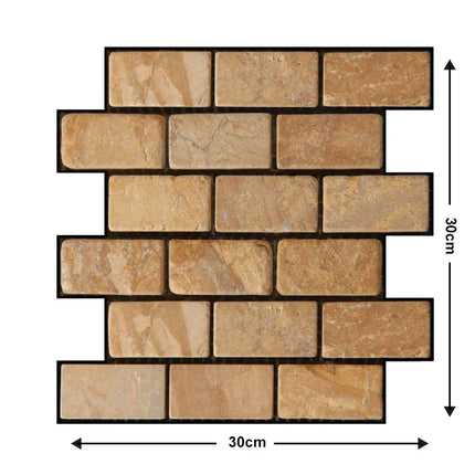 Transform Your Home with 10 pcs Decorative 3D Wall Panels - Self-Adhesive, Waterproof & Moisture-Proof Wallpaper for Living Room